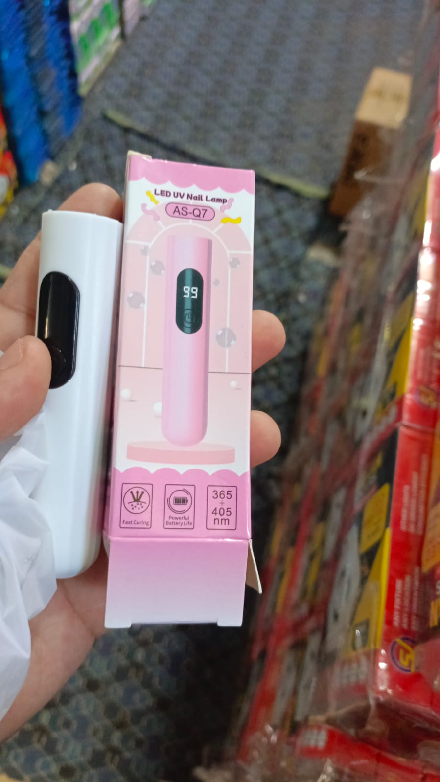 UV Light for Gel Nails – Handheld Mini Flash Cure Lamp