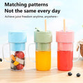 Mason Portable Mini Juicer Blender With Straw Cup | Juicer Portable Outdoor Juicing Cup