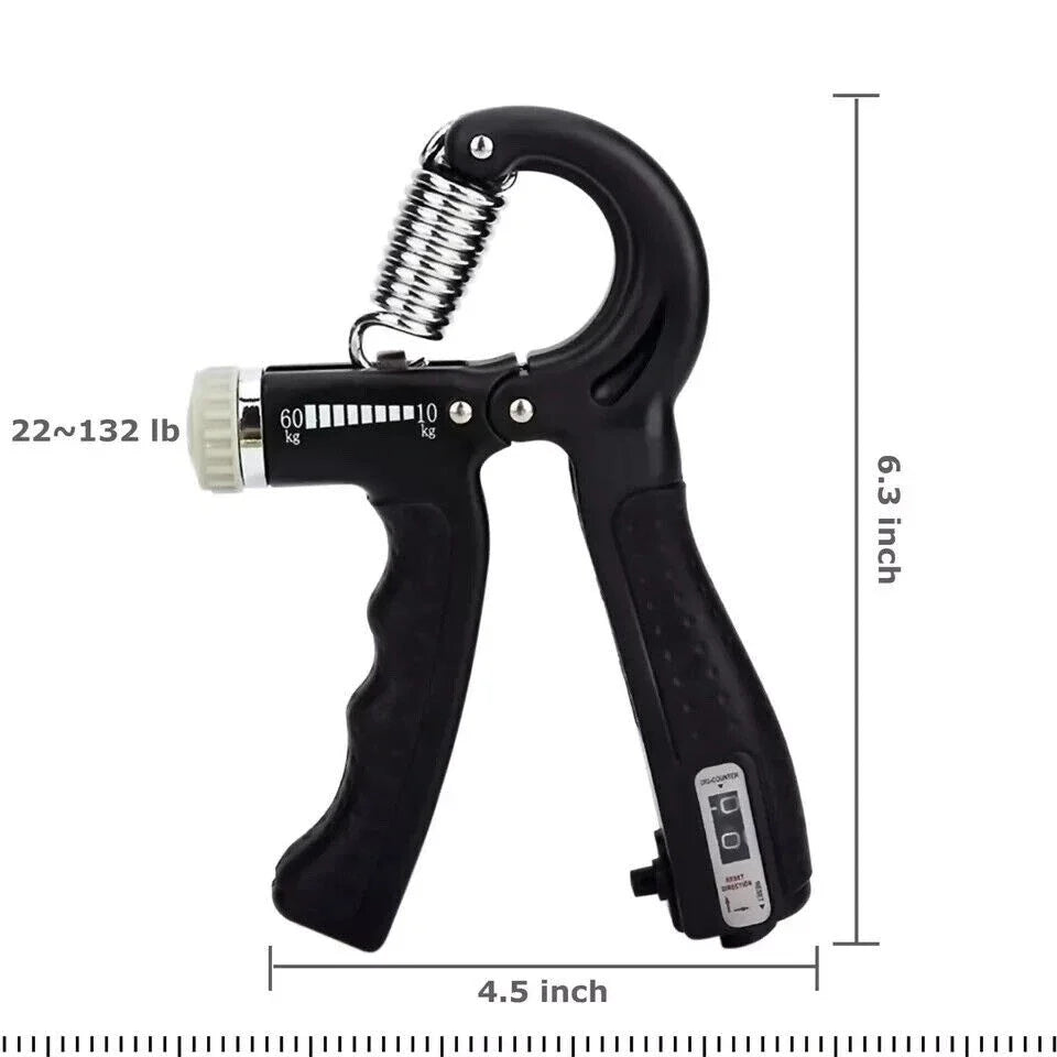 Adjustable Exerciser Hand Gripper With Counter Strengthener Adjustable Resistance