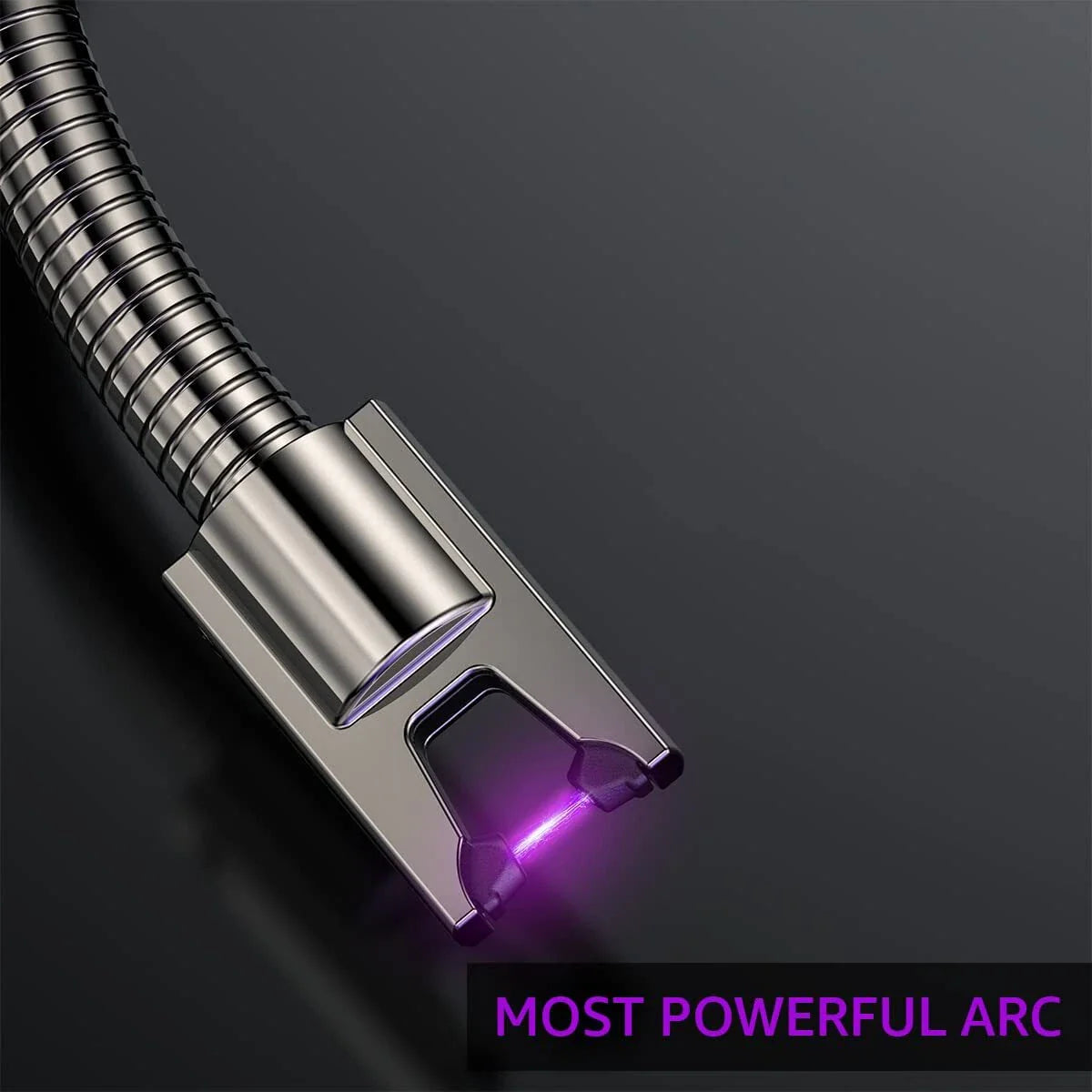 Arc Lighter With Usb Charging | Flameless Windproof | Led Battery Display | Safety Switch