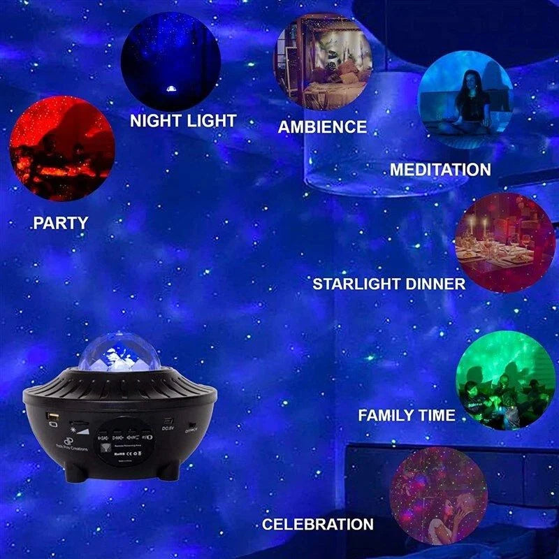 Galaxy Star Projector Lamp Led Universe | Galaxy Star Light Projector